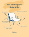 Tips for sitting all day as a therapist