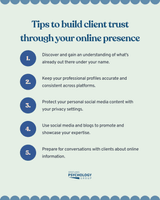Tips to build client trust through your online presence